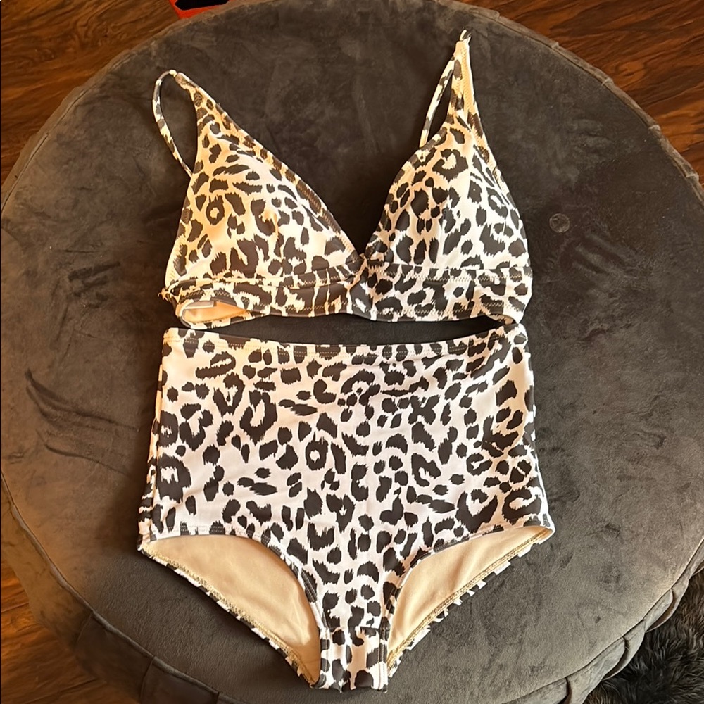 Leopard Print Women's Intimate Set